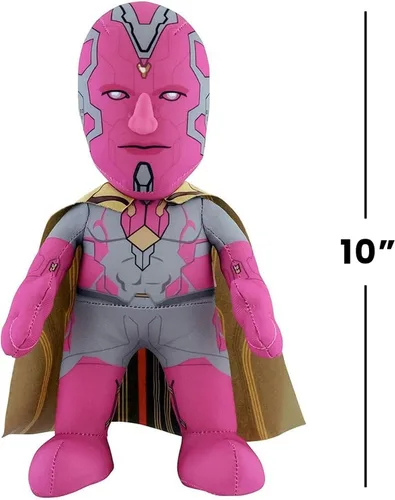 Vista 3 de Bleacher Creatures Marvel's Avengers 2 Age of Ultron Vision Figura de peluche de 10 pulgadas