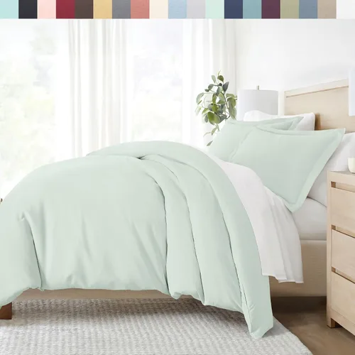 Vista 68 de Linen Market Funda de edredón individual para cama individual – Experimenta una comodidad similar a un hotel con una suavidad inigualable