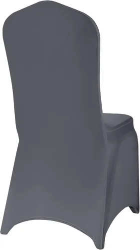 Vista 17 de Funda de elastano para silla, 12 unidades, fundas para silla, fundas para sillas de sala de estar, funda extraíble lavable y elástica para silla