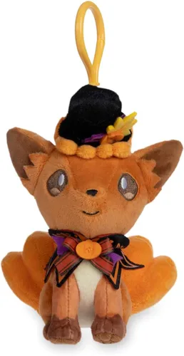 Vista 3 de Pokémon Center llavero de peluche Vulpix Pokémon Spooky Festival