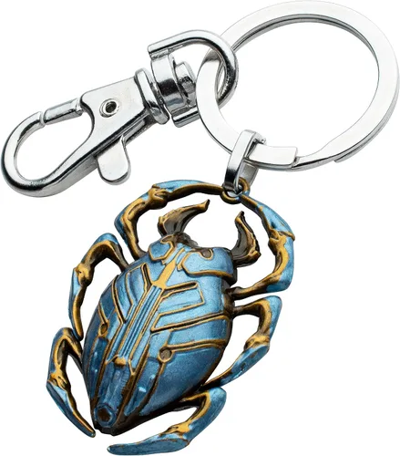 Vista 3 de Blue Beetle Film - Escarabajo esmaltado 3D oficial de DC Comics BLUE BEETLE