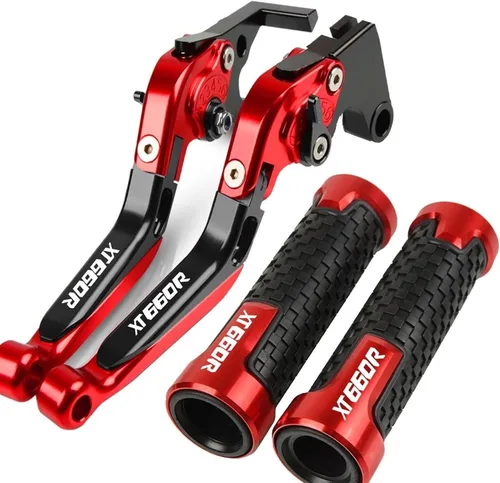 Vista 13 de Embrague de freno para Yamaha XT660R 2004-2016 Palancas de embrague de freno plegables de motocicleta embrague de freno ajustables agarraderas CNC