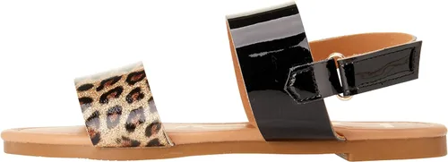 Vista 3 de bebe Sandalias para Niñas - Sandalias para Niñas Grandes y Niñas Pequenas con Correas de Cuero Duradero y Lentejuelas, Zapatos de Vestir de Verano