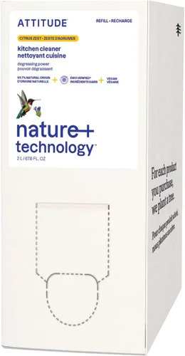 Vista 9 de ATTITUDE Spray limpiador de cocina, verificado por EWG, potente desengrasante, corta la grasa y la mugre, a base de plantas y vegano, aroma a