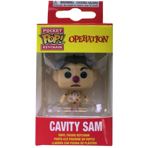 Vista 2 de Funko Pop! Llavero: Operación Juego - Cavity Sam, 2 pulgadas