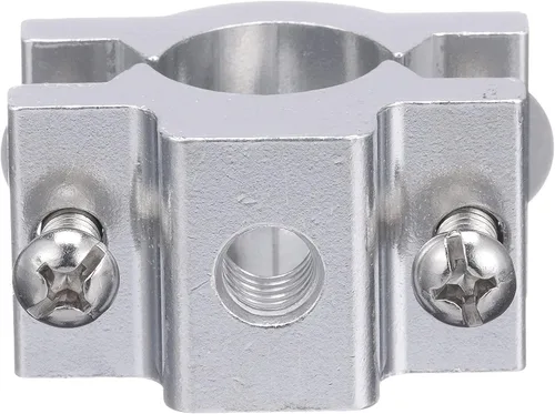 Vista 2 de Attwood 5074-3 Sure-Grip Rod Holder Mounting Base — Clamp-On Rail Base, Fits Round Rail Up to 7/8-In. Diameter, Extruded Aluminum