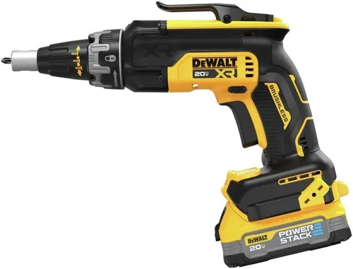 Vista 2 de DEWALT Pistola de tornillos para paneles de yeso de 20V MAX, batería y cargador incluidos (DCF630E1)