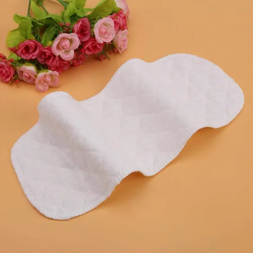 Vista 4 de Sonew Paquete de 10 forros de pañales de tela transpirable de algodón suave para bebés, insertos modernos para comodidad y absorción (3 capas)