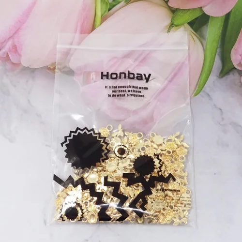 Vista 7 de Honbay 100 dijes de rosas de aleación para hacer joyas o manualidades