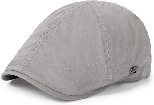 Vista 33 de Sombrero Newsboy de Qlauca para Hombre de Algodón 6 Paneles