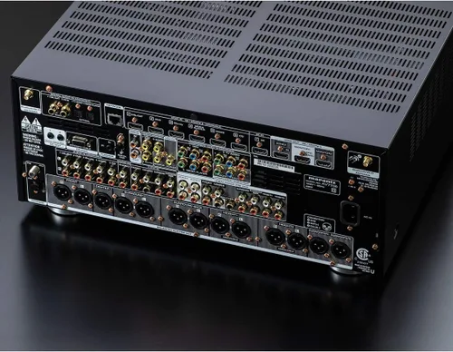 Vista 6 de Marantz AV7706 preamplificador AV de 11.2 canales, 8K Ultra HD con HEOS integrado y control de voz