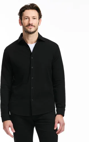 Vista 6 de SAKS Fifth Avenue Manga larga con textura de piqué con botones para hombre