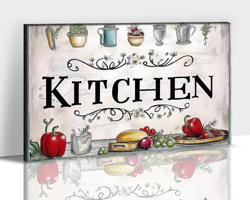Vista 11 de GUTTATY Imágenes de cocina, arte de pared, pintura colorida de frutas y verduras para comedor, restaurante, regalo del día de la madre para abuela