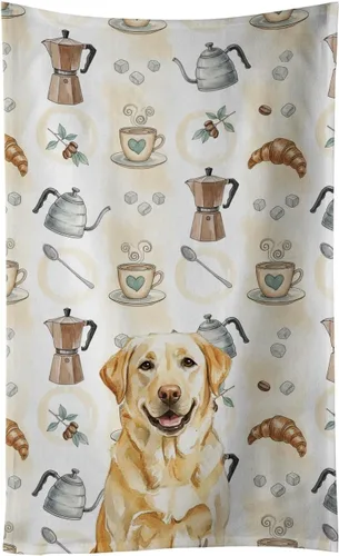 Vista 128 de Caroline's Treasures Afghan Hound - Toalla de cocina para barra de café, terciopelo frontal y lazo de algodón, lavable a máquina Sabueso afgano
