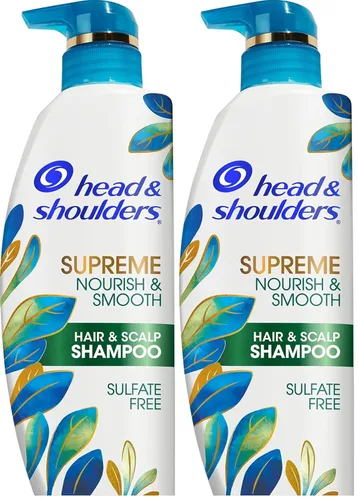 Vista 8 de Head & Shoulders Supreme Sulfate Free Nourish & Smooth Shampoo 11.8oz
