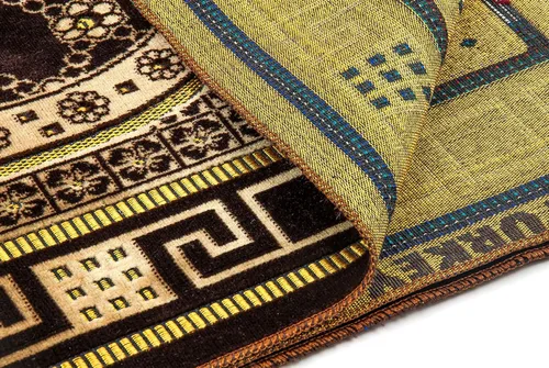 Vista 3 de ihvan online Alfombra de oración musulmana de terciopelo de lujo con cuentas de oración, Janamaz, gruesa y suave, regalo islámico, alfombra