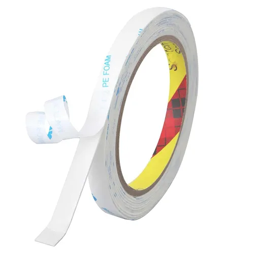 Vista 8 de Cinta de doble cara resistente, tiras para colgar cuadros de 3/4 pulgadas x 10 pies para carteles, cinta de espuma extraíble, impermeable, sin daños