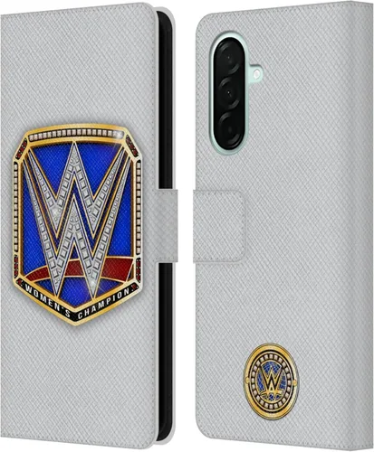 Vista 254 de Head Case Designs Officially Licensed WWE Cruiserweight Champion Title Belts Leather Wallet Case Compatible with Samsung Galaxy A07 4G Campeón