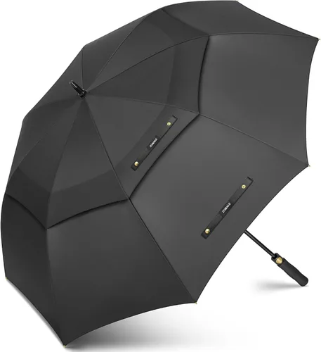 Vista 17 de ZOMAKE - Paraguas de golf a prueba de viento, extragrande, de gran tamaño, de doble dosel resistente para lluvia, juegos deportivos y carrito