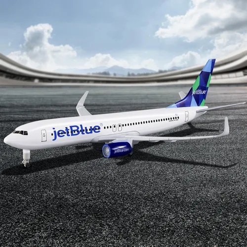 Vista 6 de 1:300 Escala Jetblue 737 Modelos de aviones Modelo de avión Fundido a troquel de aleación