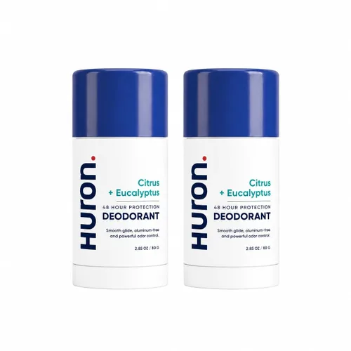 Vista 12 de Huron Desodorante sin aluminio: Citrus + Eucalyptus, (barra de 3.2 oz)