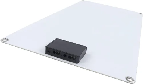 Vista 9 de Diydeg Kit de panel solar, módulo fotovoltaico totalmente monocristalino de 250 W, kit de inicio de panel solar con controlador PWM de 10 A, 12 V
