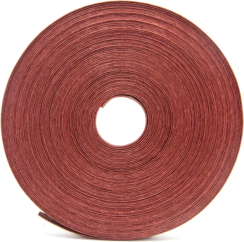 Vista 20 de Jinenat Bastón de tejer de papel de la rota de 0.6 pulgadas x 65 pies, tiras rojas de la rota Rojo