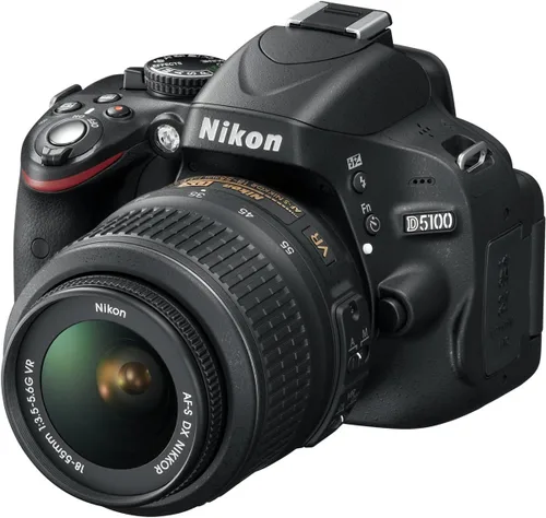 Vista 3 de Nikon D5100 cámara réflex digital de 16.2 megapixeles y lente VR de 18-55 mm