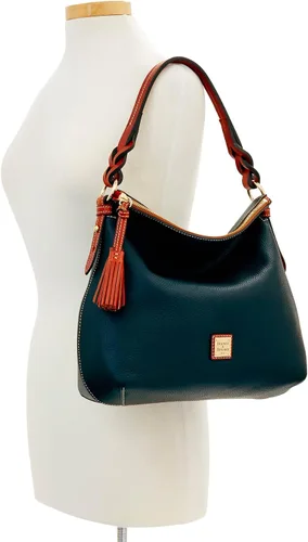 Vista 4 de Dooney & Bourke Pebble Grain Twist Strap Hobo Bolso de hombro
