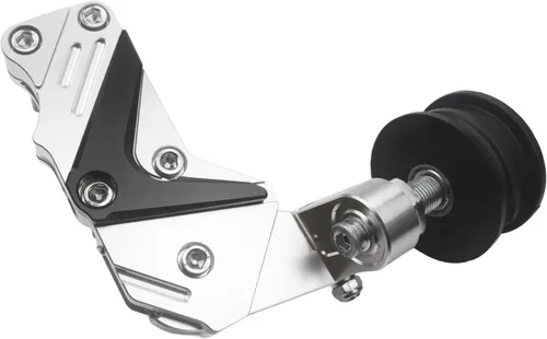 Vista 2 de Tensor de cadena ajustador universal de aluminio, regulador automático de cadena para motocicleta Motocross, bicicleta de cross, bicicleta de hoyo