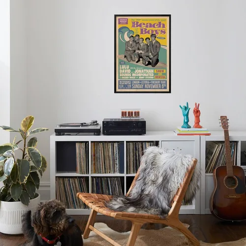 Vista 4 de AllPosters Póster de pared con marco negro para niños de playa (23 x 33 pulgadas)