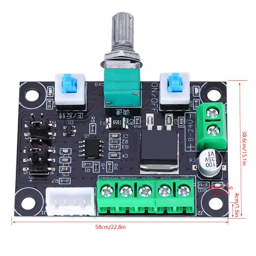 Vista 9 de Controlador de accionamiento de motor paso a paso, placa de control de velocidad PWM alta módulo generador de pulso para impresora CNC 3D robótica