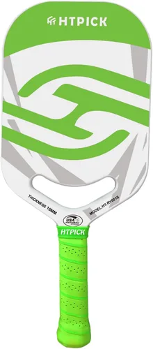 Vista 13 de Palas de Pickleball Pala de Pickleball de Fibra de Carbono T700 con Garganta Aero Moldeado por Prensado en Caliente Núcleo de Polímero de 16mm