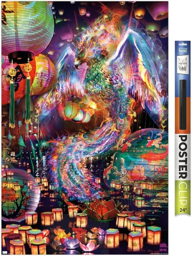 Vista 17 de Trends International Jumbie - Póster de pared de Phoenix, 14.72 x 22.37 pulgadas, versión enmarcada plateada Versión con marco plateado