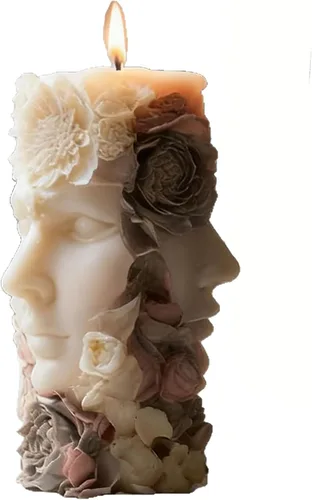 Vista 8 de Molde multiusos para manualidades – Molde de silicona para rosas – Manos de garra, rosa, calavera, fantasma, molde de vela 3D – Moldes para hacer