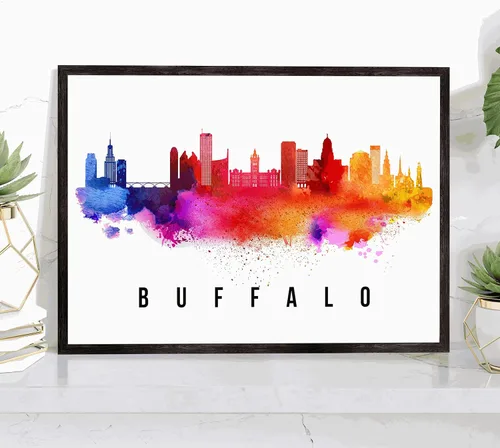 Vista 33 de Generic Póster de Albuquerque Skyline New Mexico, 12 x 18 pulgadas, perfecto para sala de estar, dormitorio, oficina