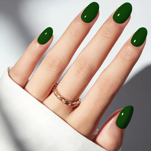 Vista 23 de modelones Uñas cortas a presión, kit de uñas postizas ovaladas