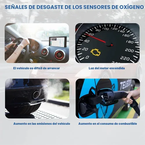 Vista 7 de 234-4587 Sensor de oxígeno O2 Sensor 2 piezas para Chrysler 300 2005-2012, sensor de oxígeno O2 para Dodge Avenger 2008-2010, para Jeep