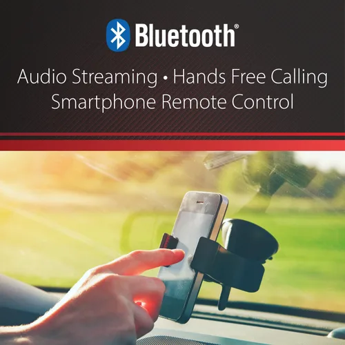 Vista 2 de Dual Electronics XRM69RGB Estéreo para coche DIN único RGB Bluetooth y AM/FM Colores RGB personalizables, llamadas y transmisión Bluetooth manos