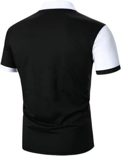 Vista 2 de Grimgrow Polos de golf de manga corta para hombre, de ajuste regular, estilo casual