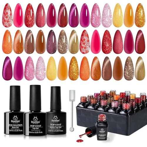 Vista 28 de Beetles - Juego de 44 esmaltes de uñas de gel, colección Colorful Muse, 36 0-0 Musa colorida