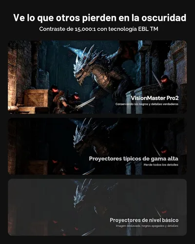 Vista 3 de Solución de cine Hidden Pro Picture Cine: proyector láser AWOL Valerion Pro2 4K con pantalla de proyector motorizada PureVision de 150 pulgadas