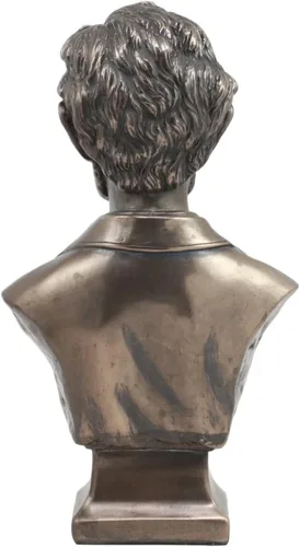 Vista 4 de Ebros Gift Estados Unidos de América 16º presidente Abraham Lincoln Busto Estatua inspiradora 7.5 pulgadas de alto guerra civil líder