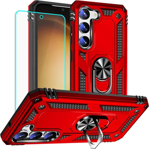 Vista 33 de Yiakeng Funda para Samsung Galaxy S8, Samsung S8, funda protectora de grado militar con anillo para Samsung Galaxy S8 (verde militar)