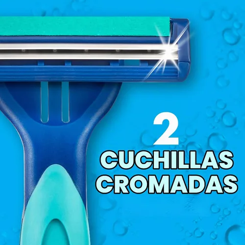 Vista 5 de Gillette Sensor2 Plus - Maquinillas de afeitar desechables para hombre con cabeza pivotante, 10 unidades (Paquete de 3)
