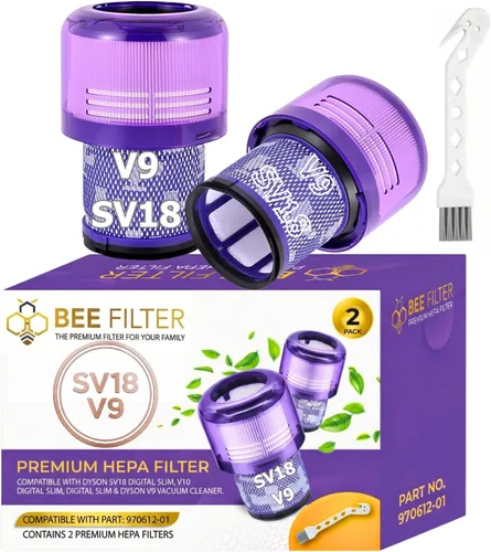 Vista 16 de Filtro Dyson V15, paquete de 1 unidad Filtro de repuesto True HEPA premium compatible con Dyson V15 Detect, V15 Detect Absolute, V15 Submarine