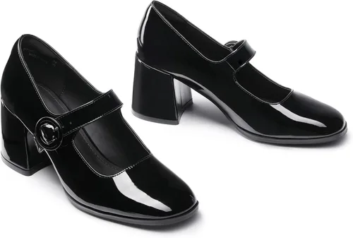 Vista 3 de DREAM PAIRS Zapatos de tacón cerrado para mujer