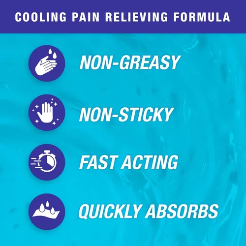 Vista 3 de Blue Goo Gel para aliviar el dolor: alivio para el dolor de espalda, cuello, músculos y articulaciones, enfriamiento de acción rápida y alivio
