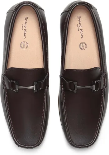 Vista 4 de Bruno Marc Mocasines de vestir para hombre, mocasines casuales para conducir, Mocasín