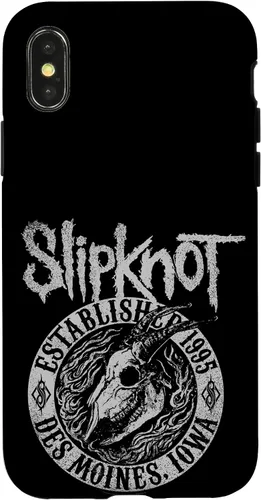 Vista 5 de Funda negra oficial de Slipknot Goat Flames para iPhone 17